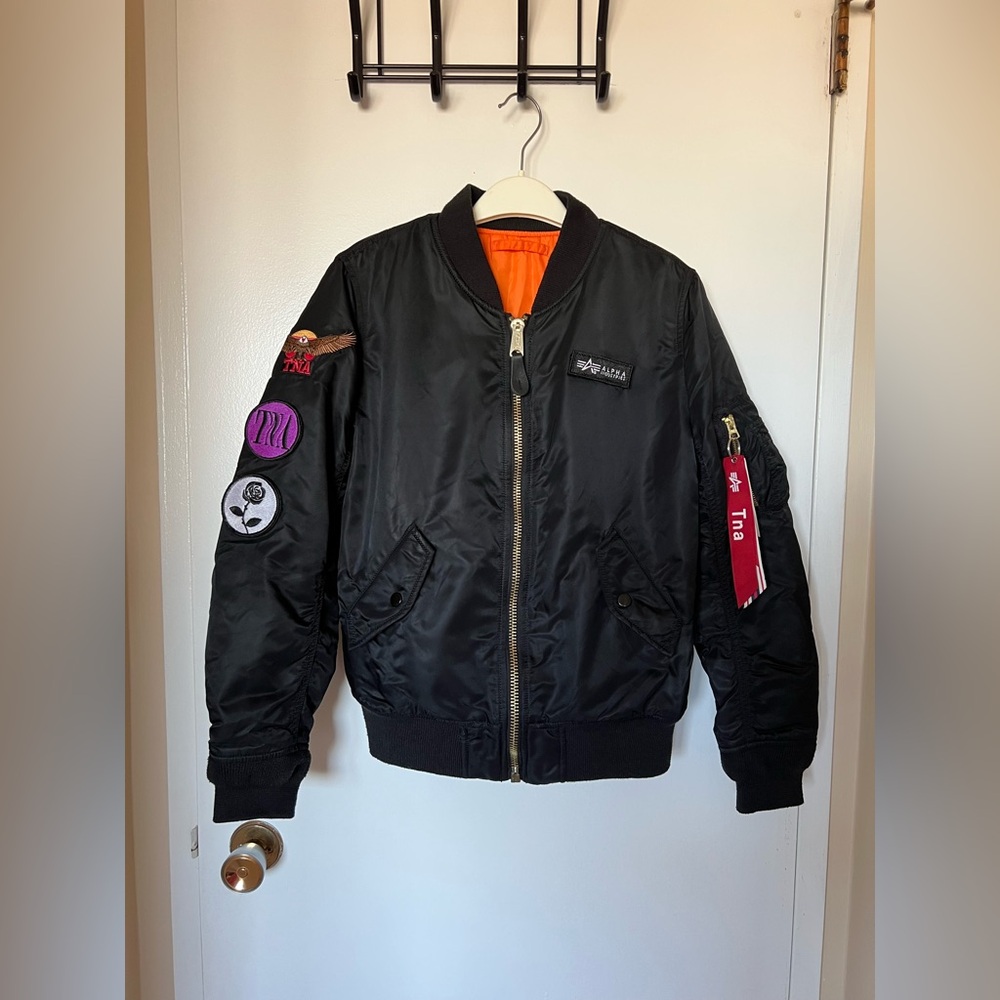 TNA Women’s Alpha Industries MA-1 Reversible Bomber Jacket